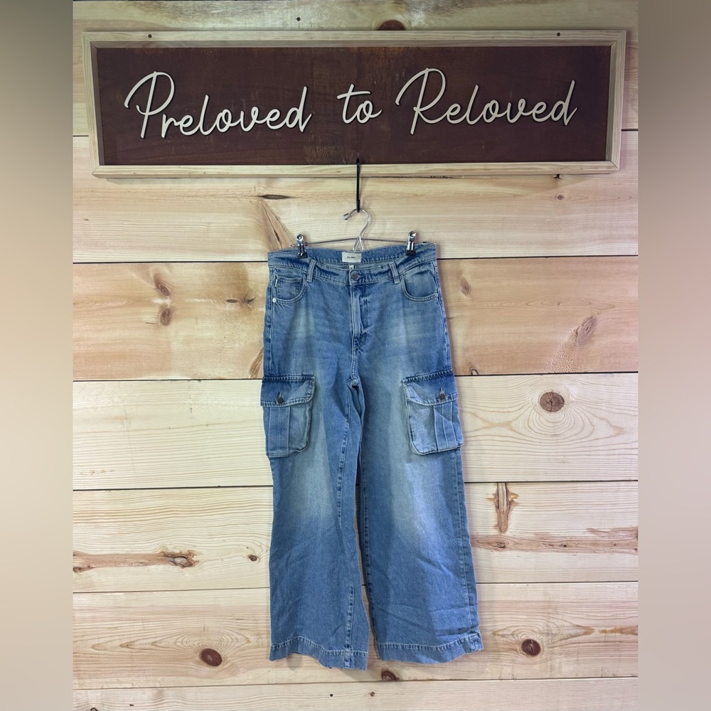 DL 1961 Zoie Wide Leg Cargo Jeans
